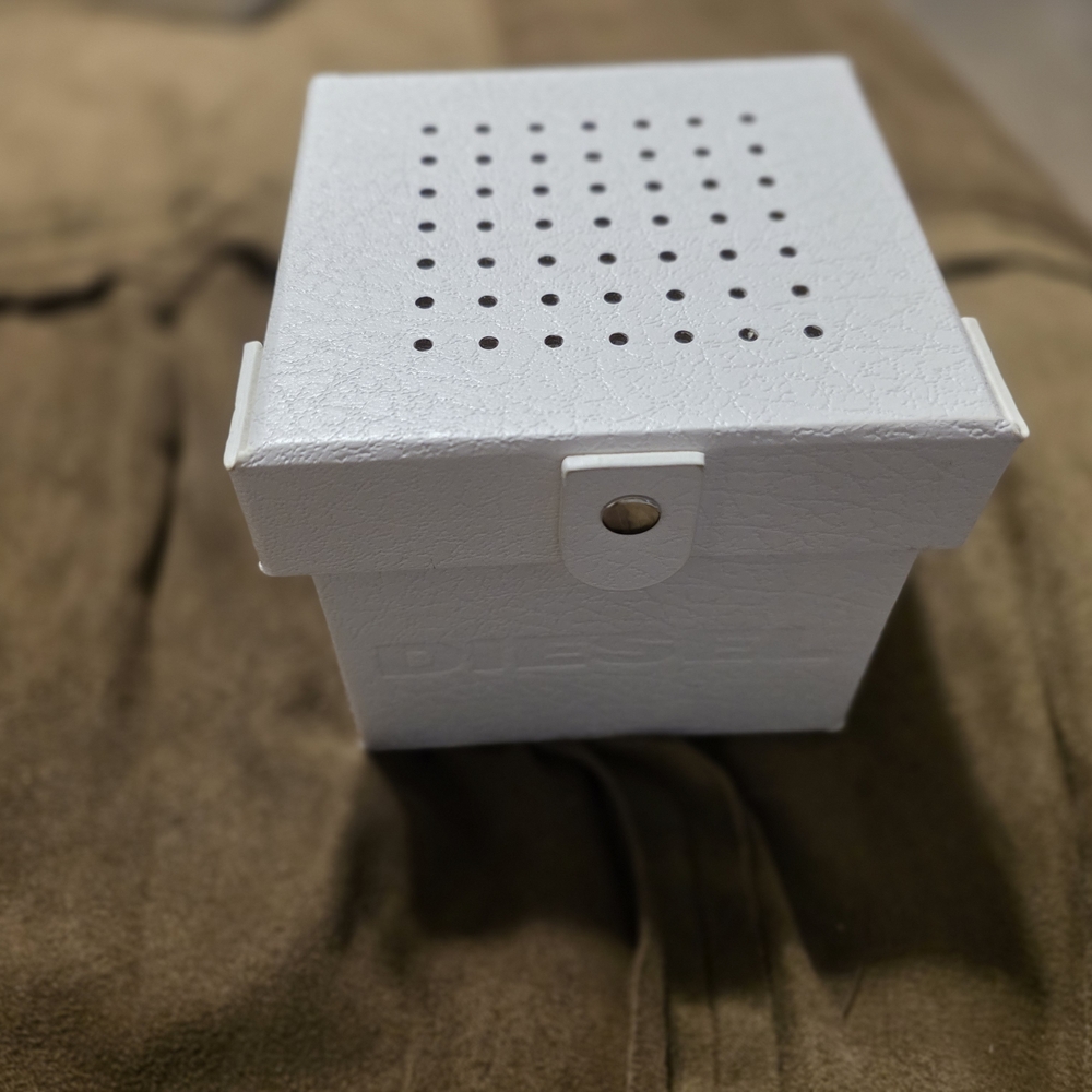 Diesel White Perforated Box